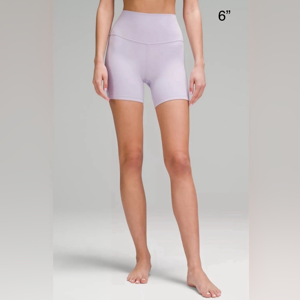 🆕Lululemon🍋 Align High-Rise Short 6” Colour Lilac Ether Sz 12